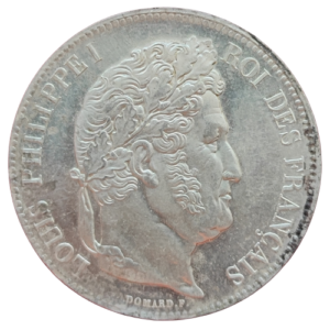 Louis-Philippe 1er, 5 francs 2ème type Domard 1832 Lille