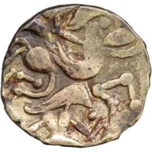 Namnètes (région de Nantes), quart de statère à l’hippophore