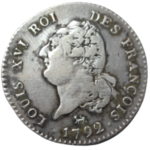 Louis XVI, 30 sols au génie 1792 Paris