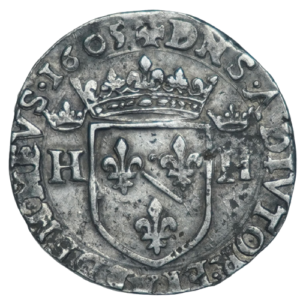 Principauté de Dombes, Henri II de Montpensier, teston 1605 Trévoux