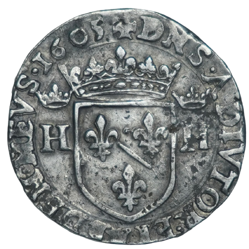 Principauté de Dombes, Henri II de Montpensier, teston 1605 Trévoux