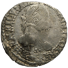 Henri III, quart de franc au col plat 1588 Bordeaux