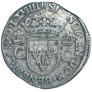 Charles IX, teston, 2ème type 1569 Toulouse