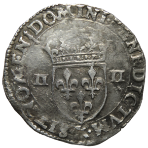 Louis XIII, quart d&rsquo;écu à la croix de face 1611 Bordeaux