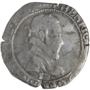 Henri III, demi-franc au col plat 1578 Troyes