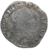 Henri III, demi-franc au col plat 1592 Toulouse