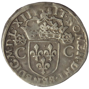 Charles IX, teston, 2ème type 1563 Rennes