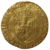 Louis XII, écu d'or au soleil de Provence, var. XII après LUDOVICUS Aix en Provence