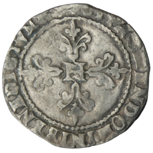 Henri III, franc au col plat 1581 Bayonne