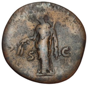 Empire romain, Faustine mère, sesterce