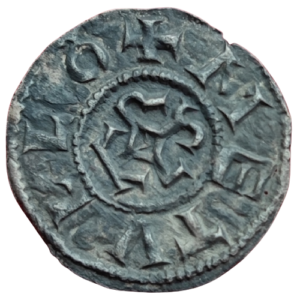 Charles II, denier Melle