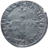 Henri IV, quart d'écu du Béarn à la croix de face 1607 Morlaàs
