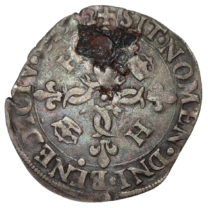 Henri II, douzain aux croissants 1552 Dijon