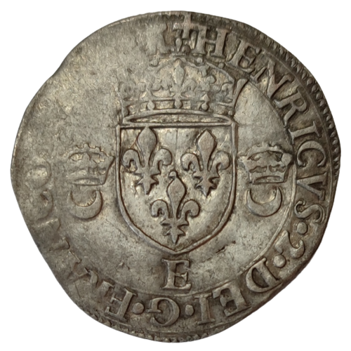 Henri II, douzain aux croissants 1550 Tours