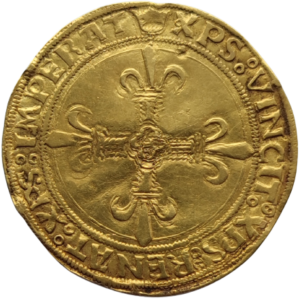 François 1er, écu d’or au soleil du Dauphiné	Crémieu