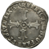 Henri IV, quart d'écu à la croix feuillue 1605 Bordeaux