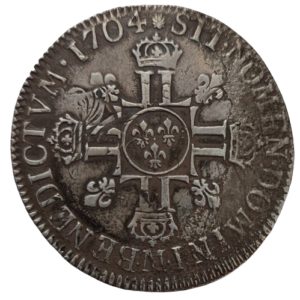 Louis XIV, écu aux huit L, 2ème type 1704 Toulouse