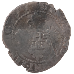 Henri III, franc au col plat 1586 Angers