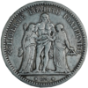 IIIème République, 5 francs Hercule, Camelinat 1871 Paris
