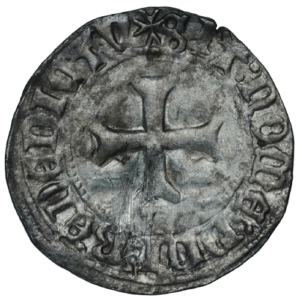 Duché de Bretagne, Jean V, blanc à la targe Rennes