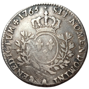 Louis XV, cinquième d&rsquo;écu au bandeau 1765 Paris