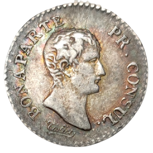 Napoléon 1er, quart de franc Bonaparte AN12 Paris