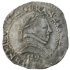 Henri III, demi-franc au col plat 1589 Bordeaux