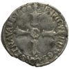 Henri IV, huitième d'écu à la croix feuillue 1600 Nantes