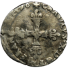 Charles X (la ligue), huitième d'écu à la croix de face 1590 Paris