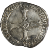 Henri IV, quart d'écu à la croix feuillue 1603 Nantes