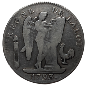 Convention, écu de 6 livres françoise 1793 Paris