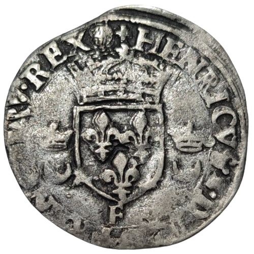 Henri II, douzain aux croissants 1551 Angers
