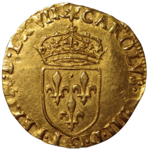 Charles IX, écu d’or au soleil 1566 Toulouse
