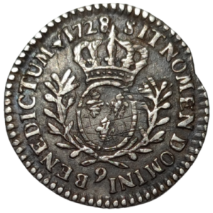 Louis XV, vingtième d&rsquo;écu aux branches d&rsquo;olivier 1728 Rennes