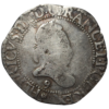 Henri III, demi-franc au col plat 1587 Rennes