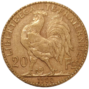 IIIème République, 20 francs coq 1900