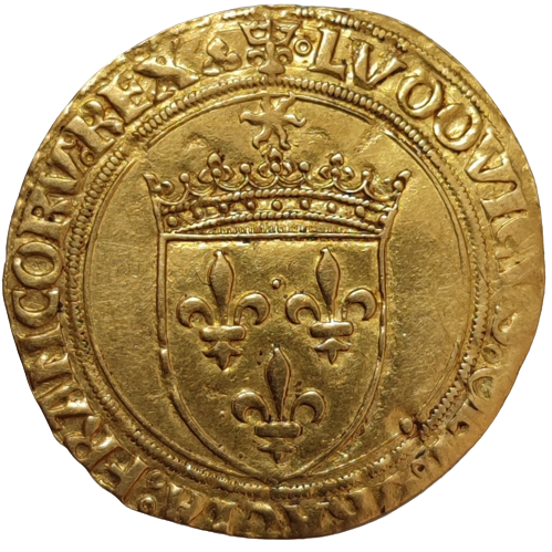 Louis XII, écu d'or au soleil Lyon