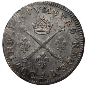 Louis XIV, 10 sols aux insignes 1704 Paris