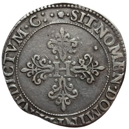 Henri III, franc au col fraisé 1582 Toulouse