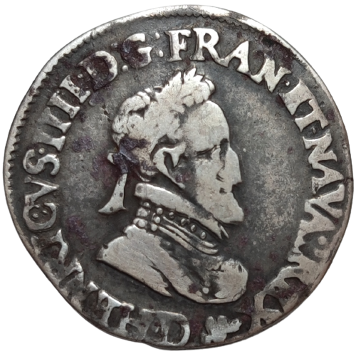 Henri IV, demi-franc, type de Lyon 1603 Lyon