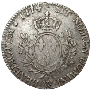 Louis XV, écu à la vieille tête 1774 Lille