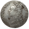 Louis XV, écu à la vieille tête 1774 Lille