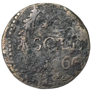 République Corse, Pascal Paoli, 2 soldi 1766