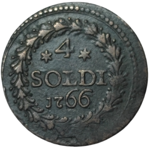 République Corse, Pascal Paoli 4 soldi 1766