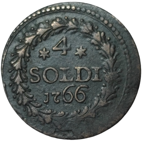 République Corse, Pascal Paoli 4 soldi 1766