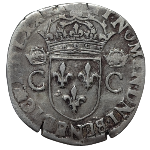 Charles IX, Teston, 2ème type 1573 Angers