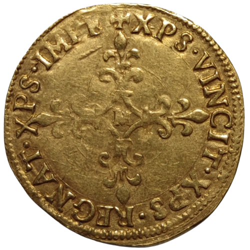 Charles IX, écu d'or au soleil 1568 Toulouse