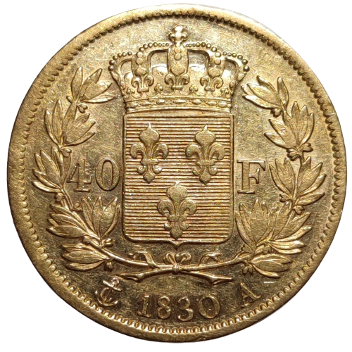 Charles X, 40 francs 1830 Paris