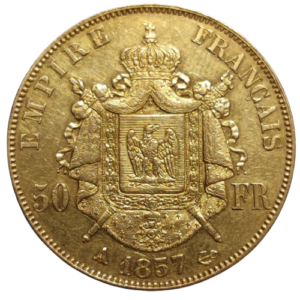 Napoléon III, 50 francs 1857 Paris