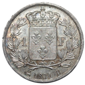 Charles X, 1 franc 1830 Rouen